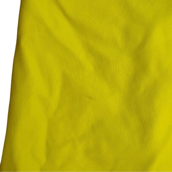 Naked Wardrobe Neon Yellow Faux Leather Maxi Dress - Picture 12 of 16